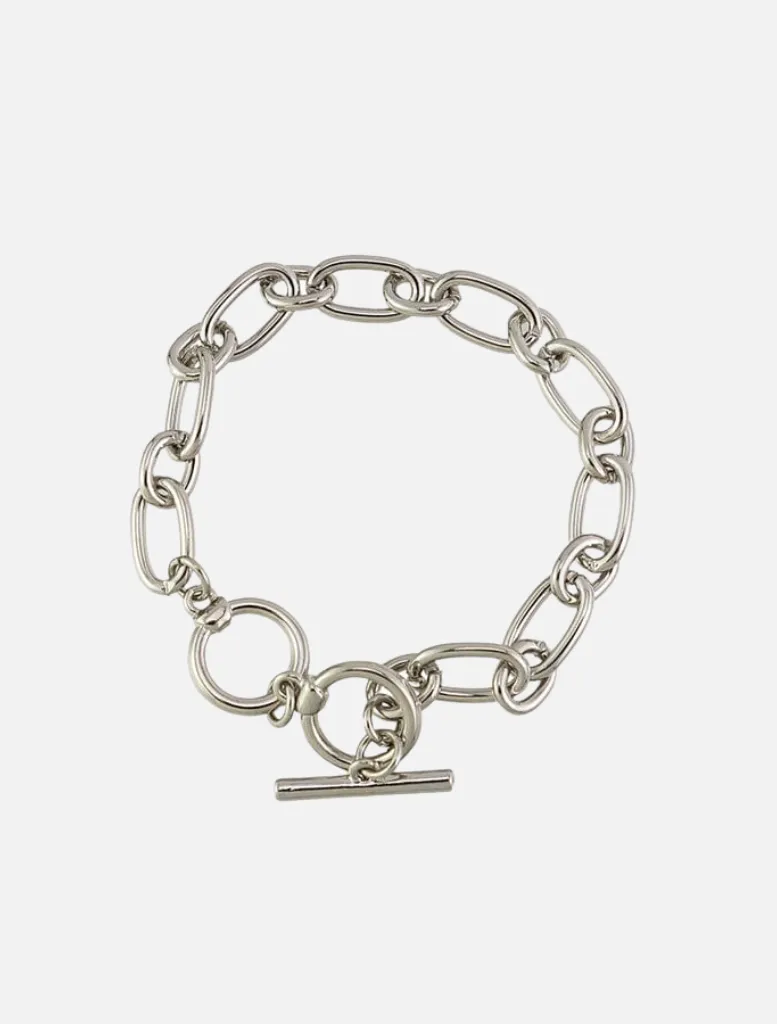 Aarna Chain Bracelet - Sliver
