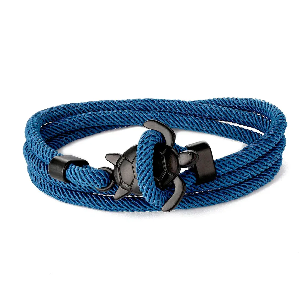 Adjustable Milan Rope Turtle Bracelet