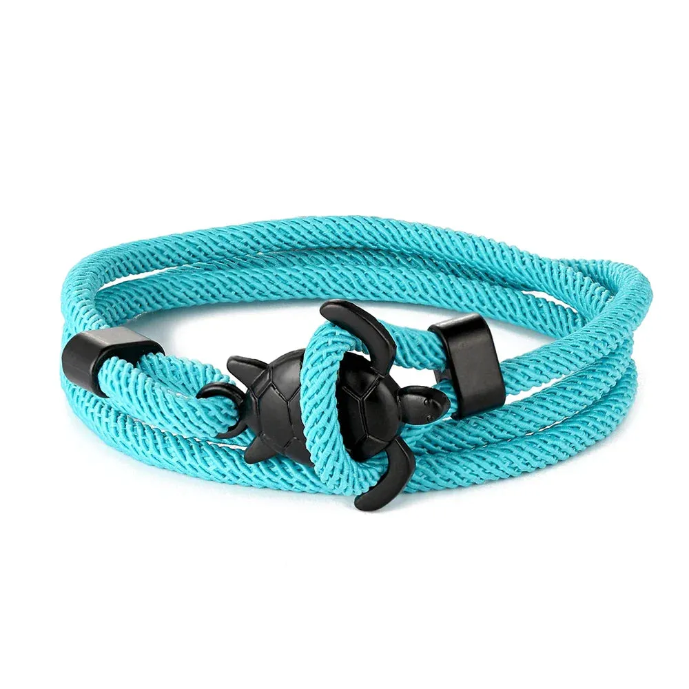 Adjustable Milan Rope Turtle Bracelet