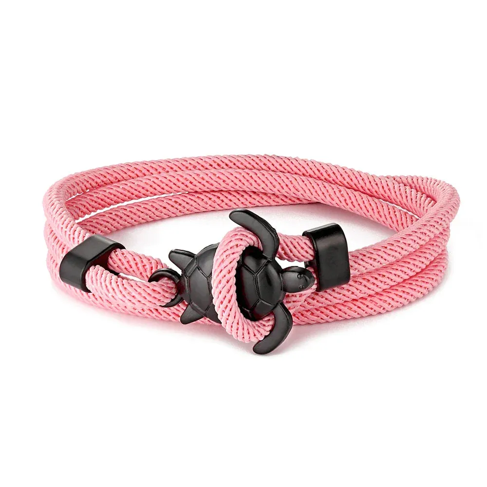 Adjustable Milan Rope Turtle Bracelet