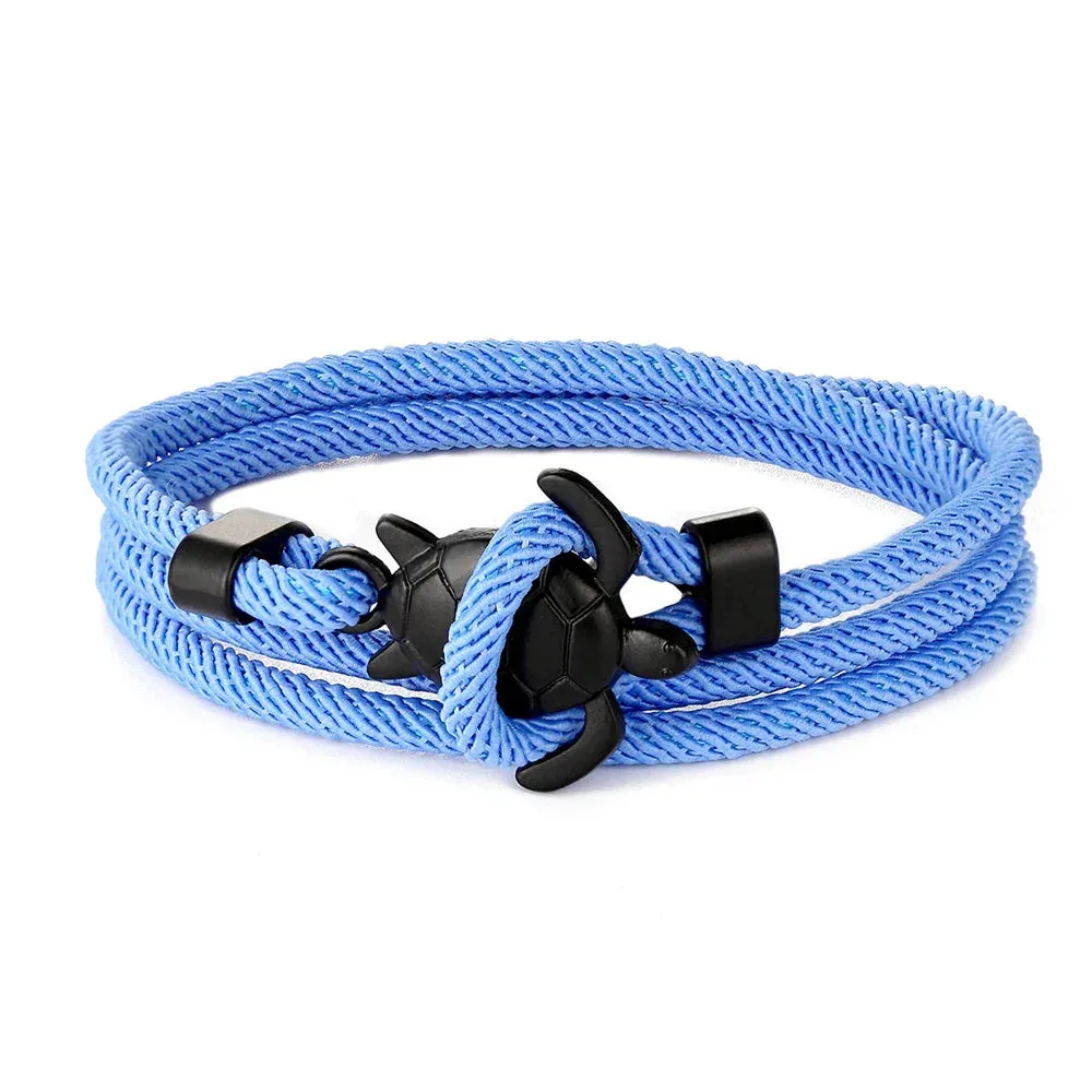 Adjustable Milan Rope Turtle Bracelet