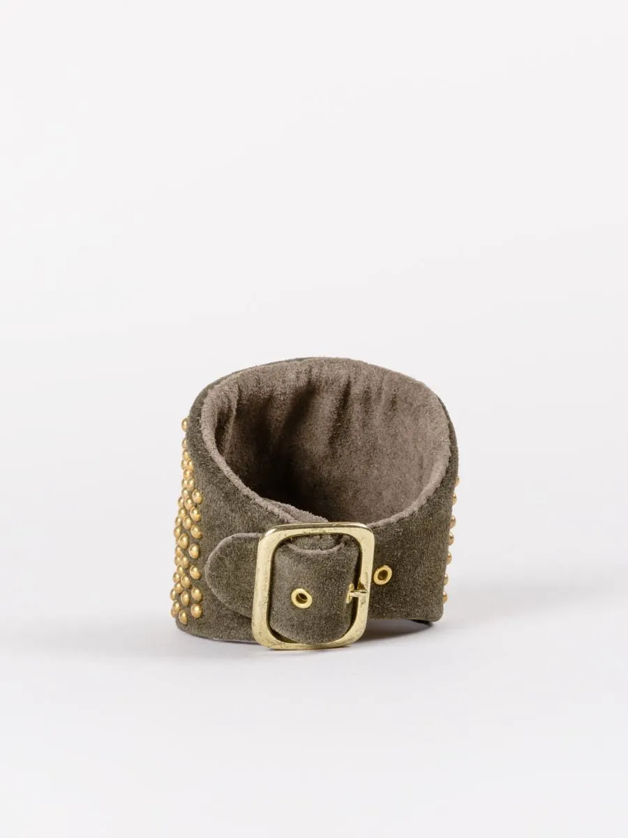 alexia cuff - dark olive vertu