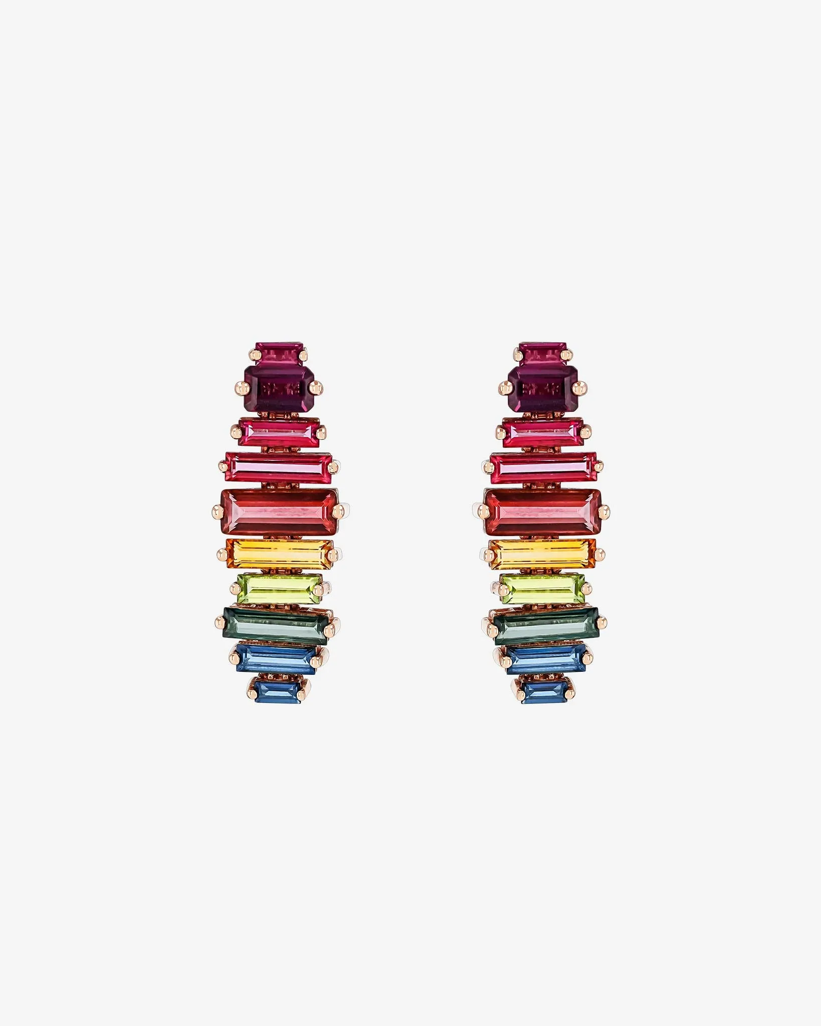 Amalfi Horizontal Rainbow Drop Earrings