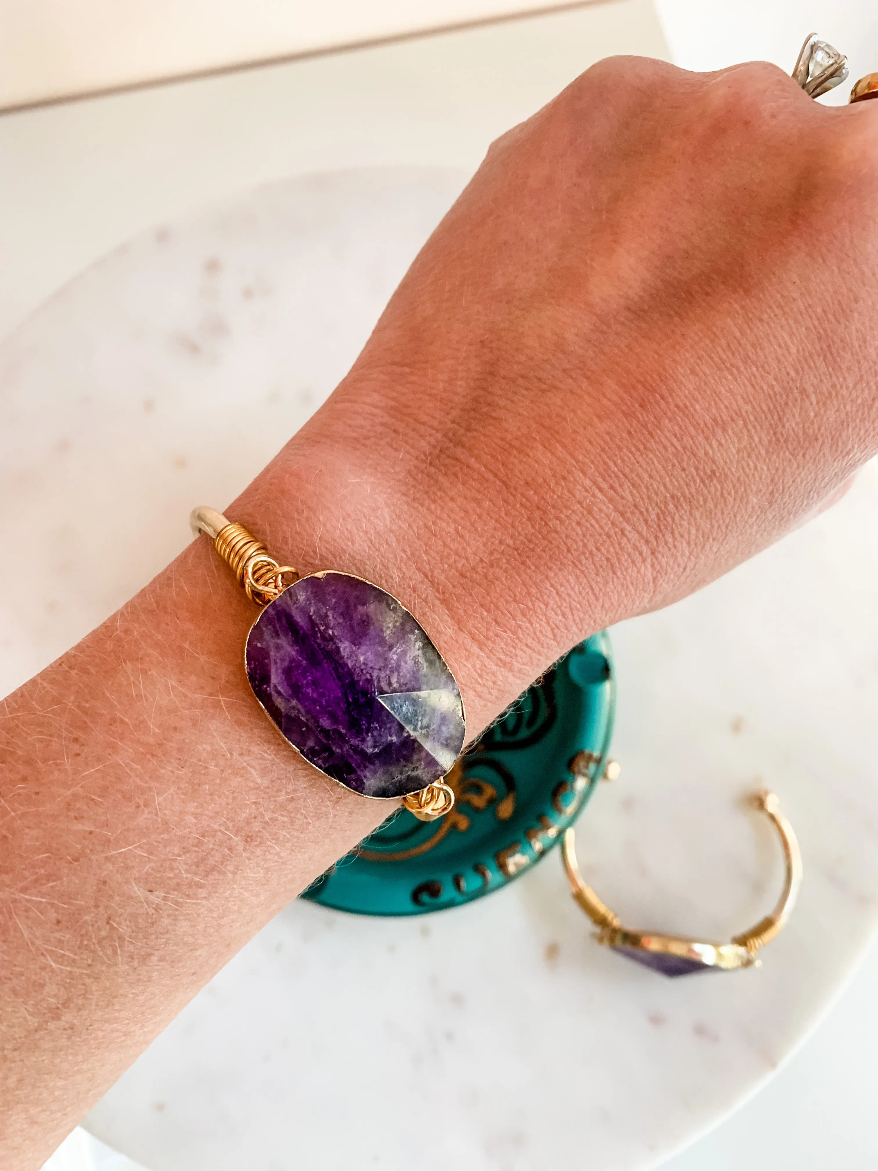 Amethyst Cuff