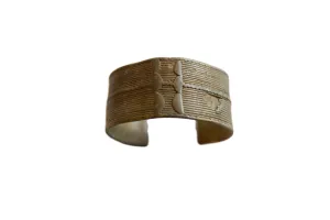 Antique African Bronze Detailed Cuff Bracelet