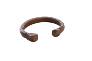 Antique African Copper Snake Cuff Bracelet