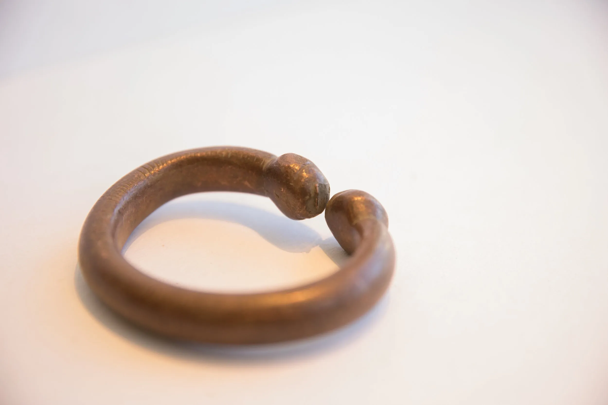 Antique African Snake Cuff Bracelet