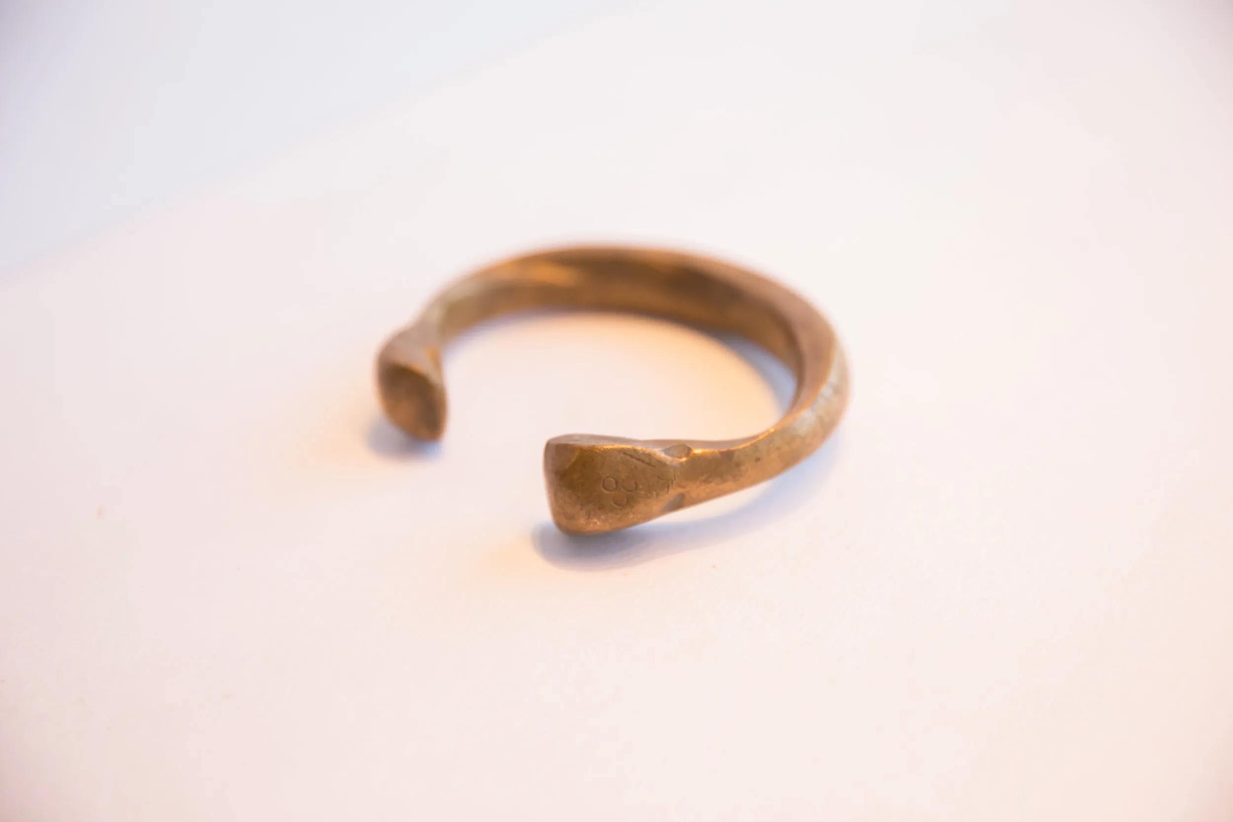Antique African Snake Cuff Bracelet