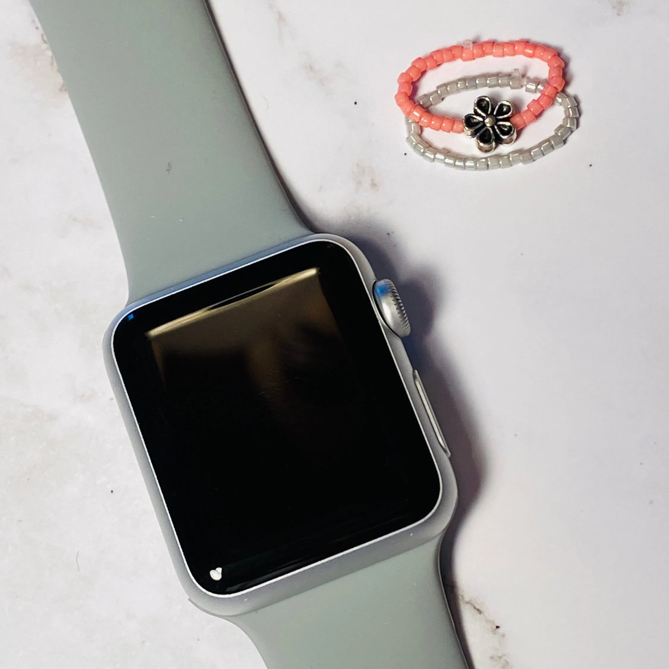 Apple Watchband Halo Ring, Stackable Band Charms, Trendy Watch Accessories, Beaded Rings for your Watchband, Watchband Rings