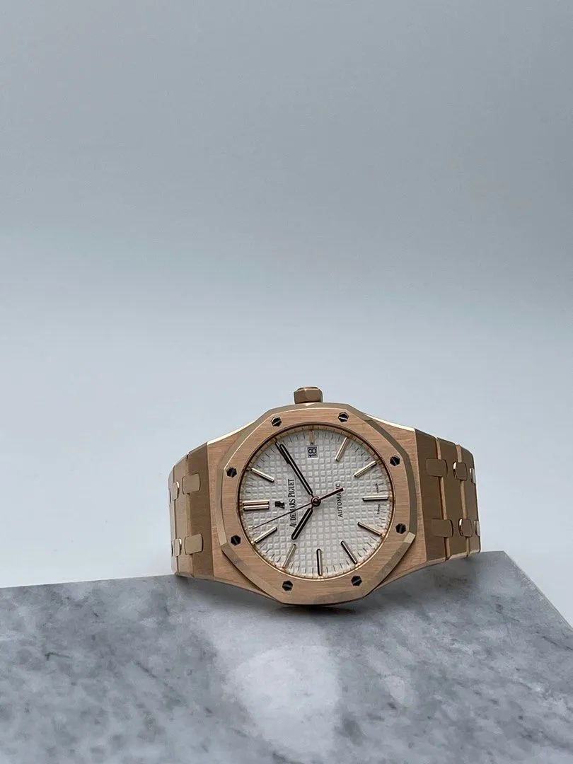 Audemars Piguet Royal Oak 15400OR Silver White