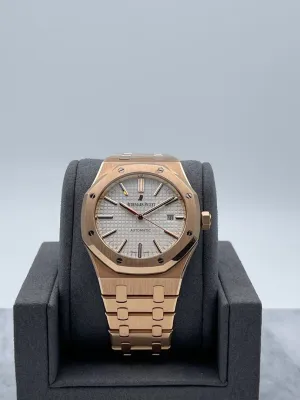 Audemars Piguet Royal Oak 15400OR Silver White