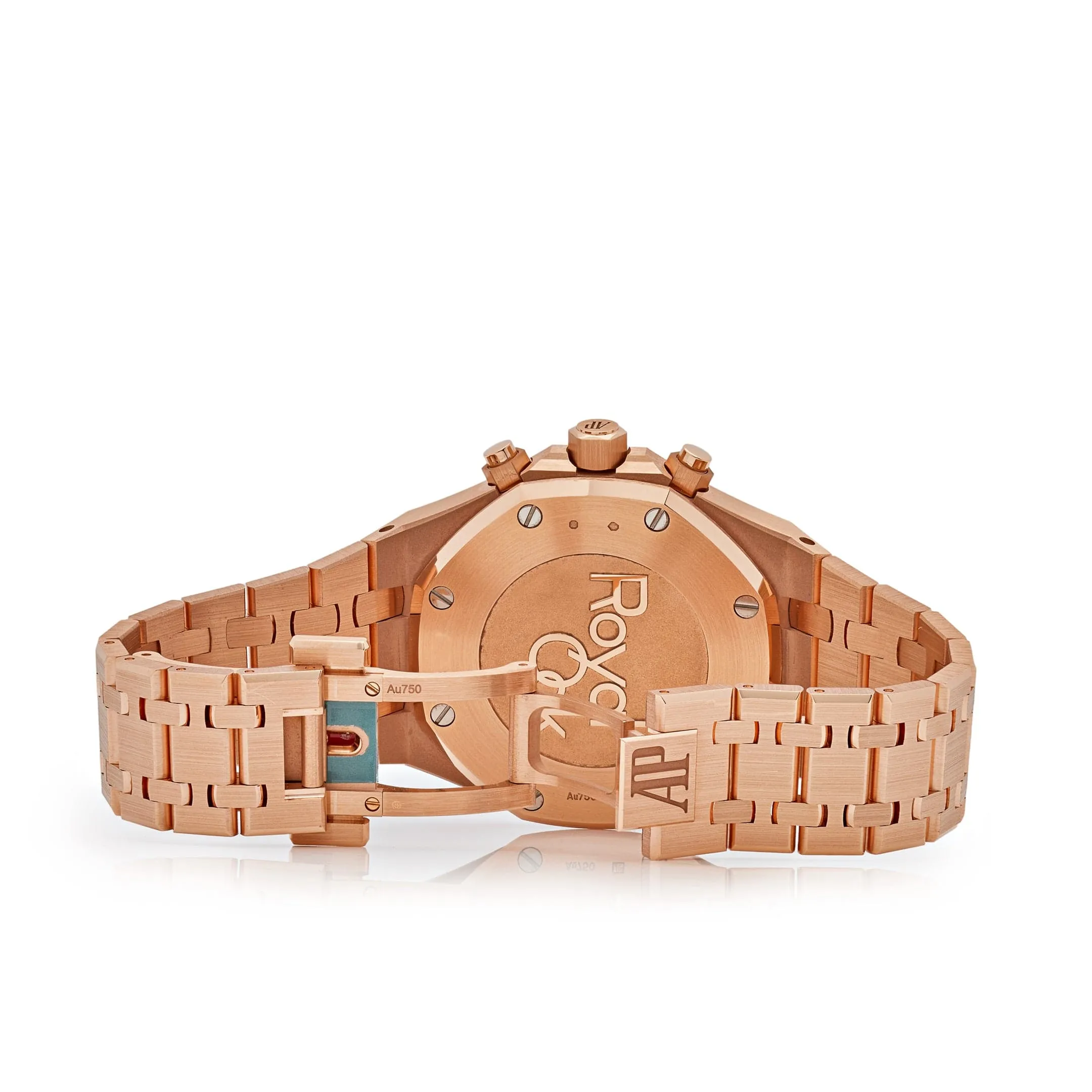 Audemars Piguet Royal Oak 26715OR.ZZ.1356OR.01 Selfwinding Chronograph Rose Gold Diamond Bezel