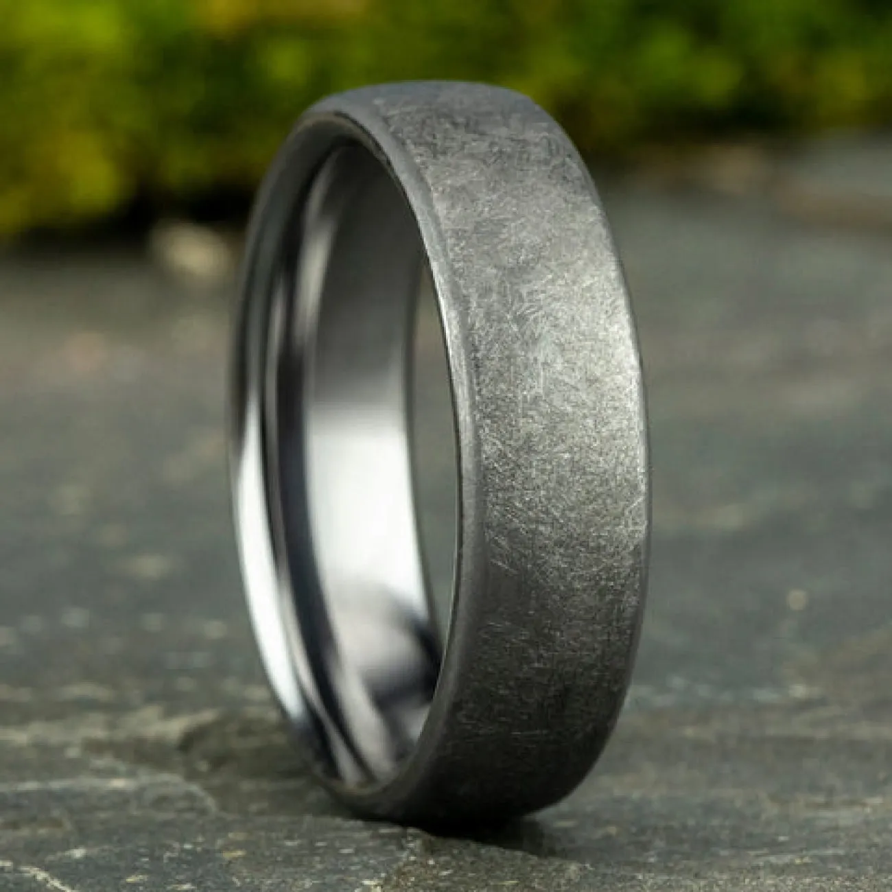 Aurora Tantalum European Comfort Fit 6.5 Wedding Band Ring