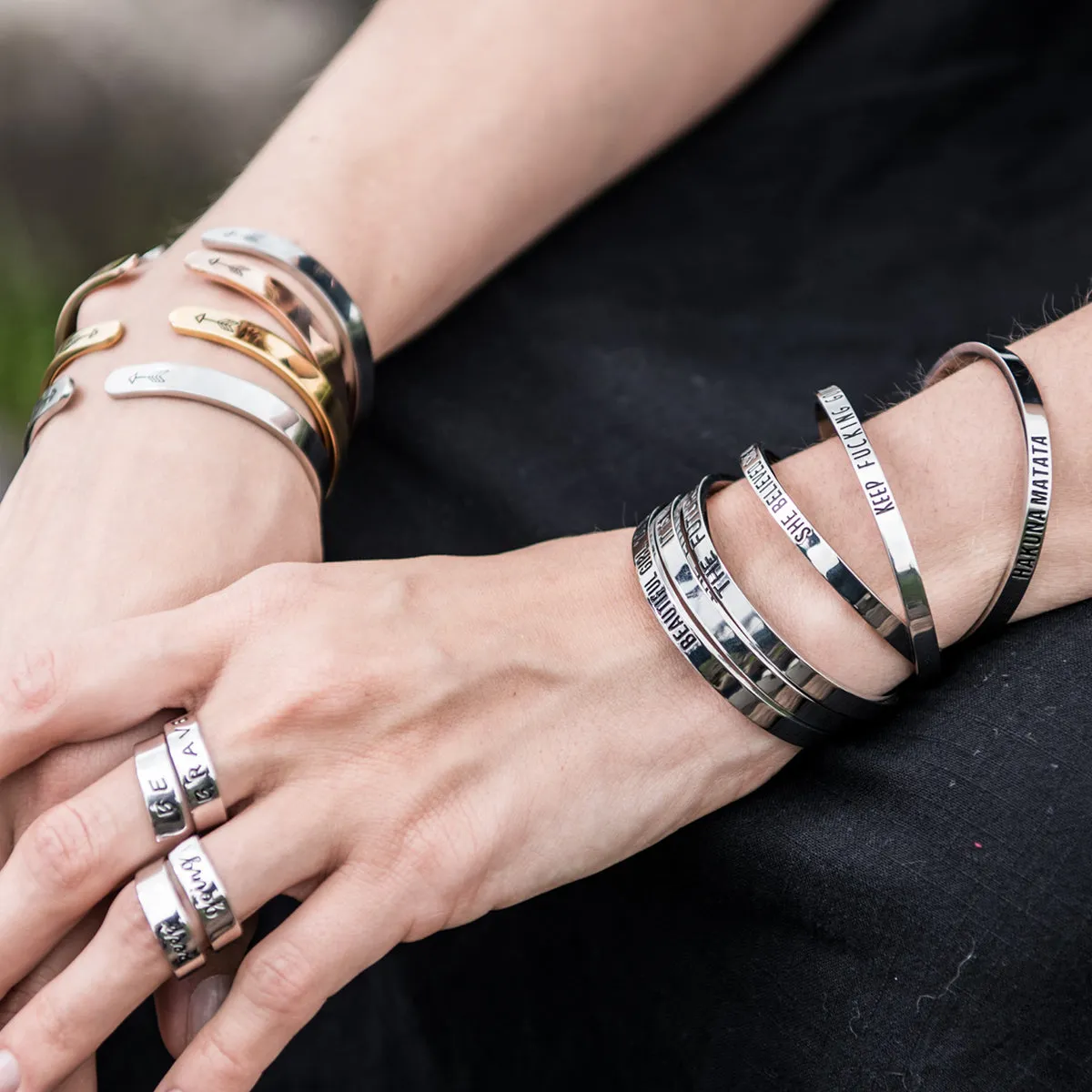 Be Badass Every Day Inspirational Bracelets