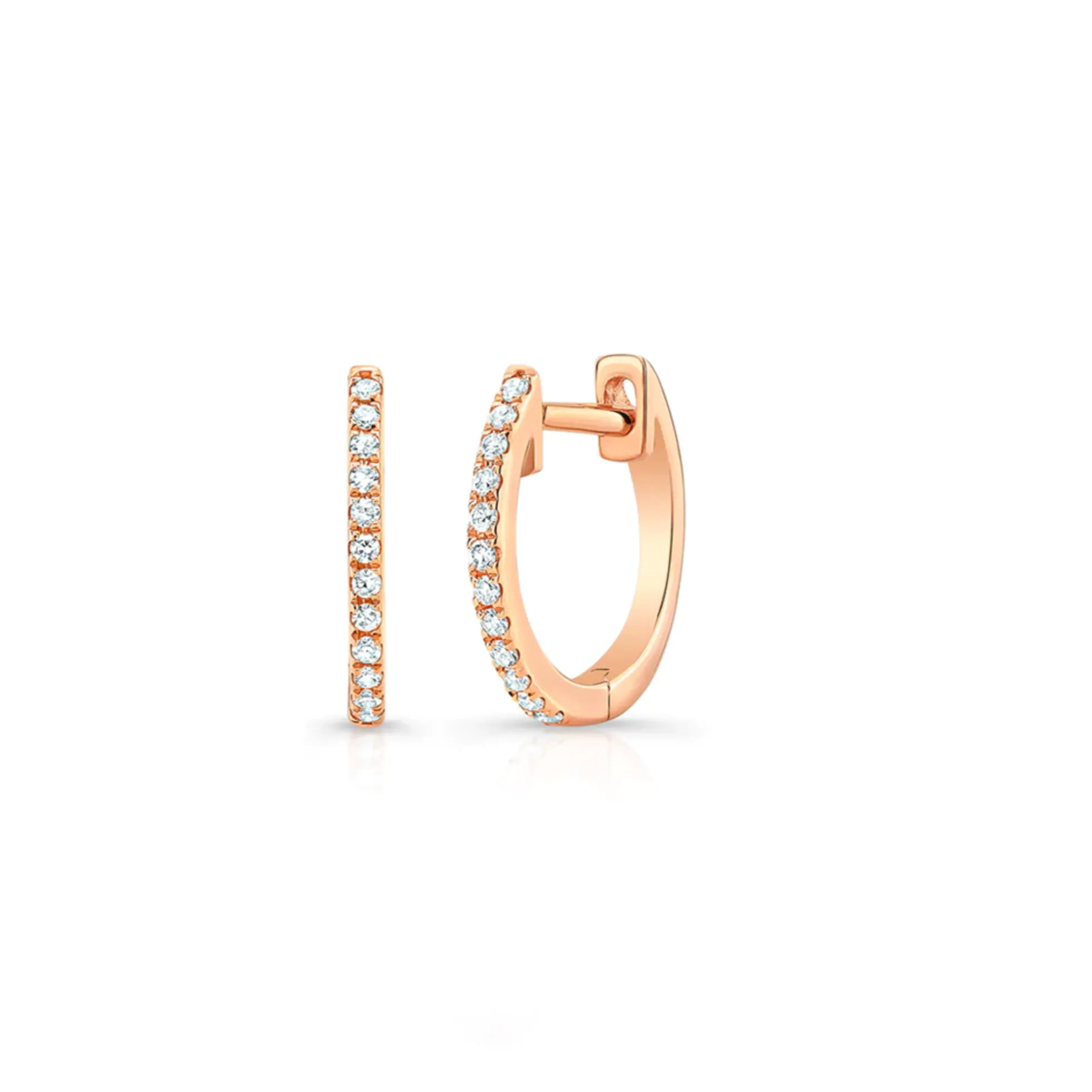 Becca Petite Diamond Huggie Earrings