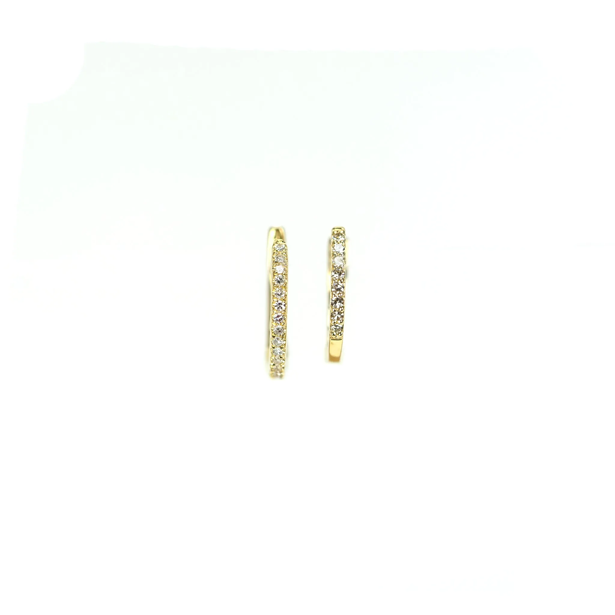 Becca Petite Diamond Huggie Earrings