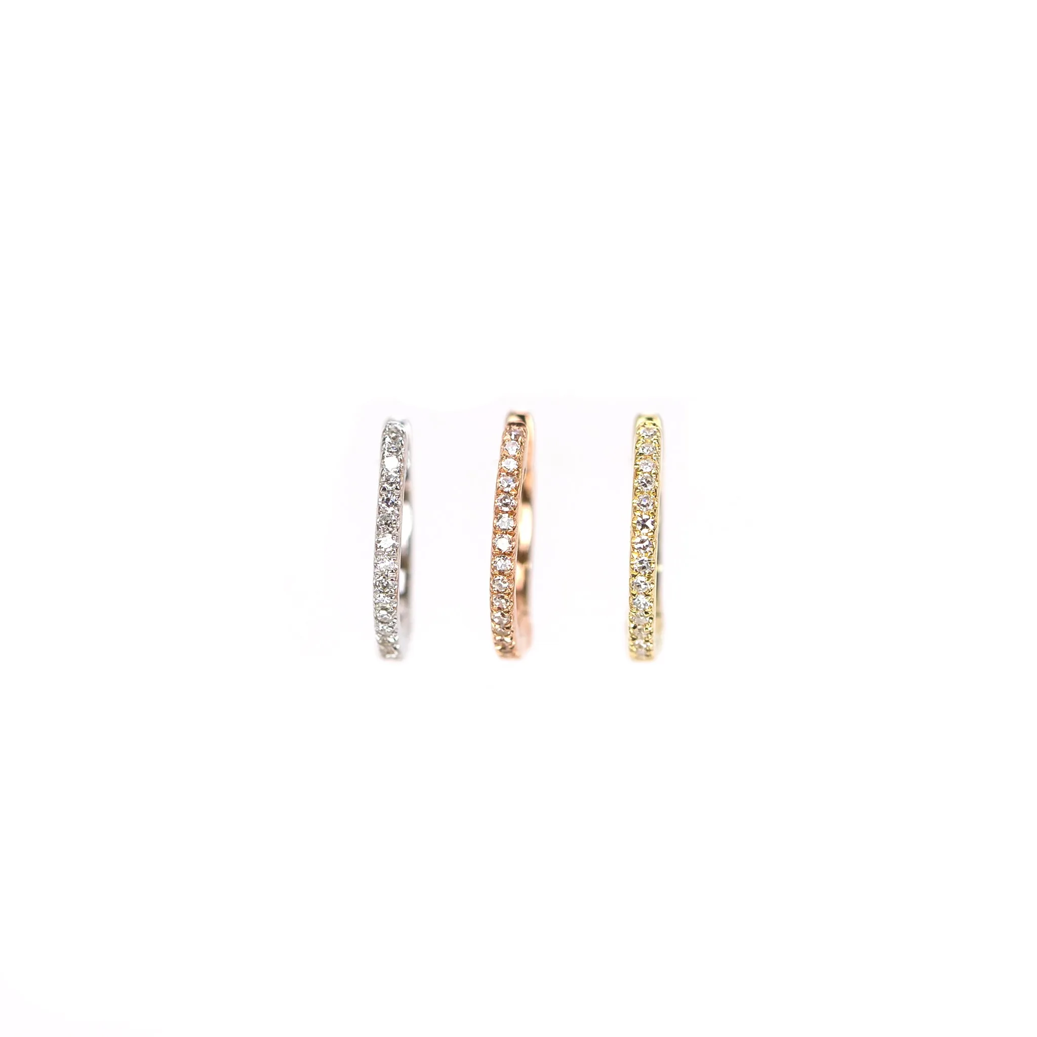 Becca Petite Diamond Huggie Earrings