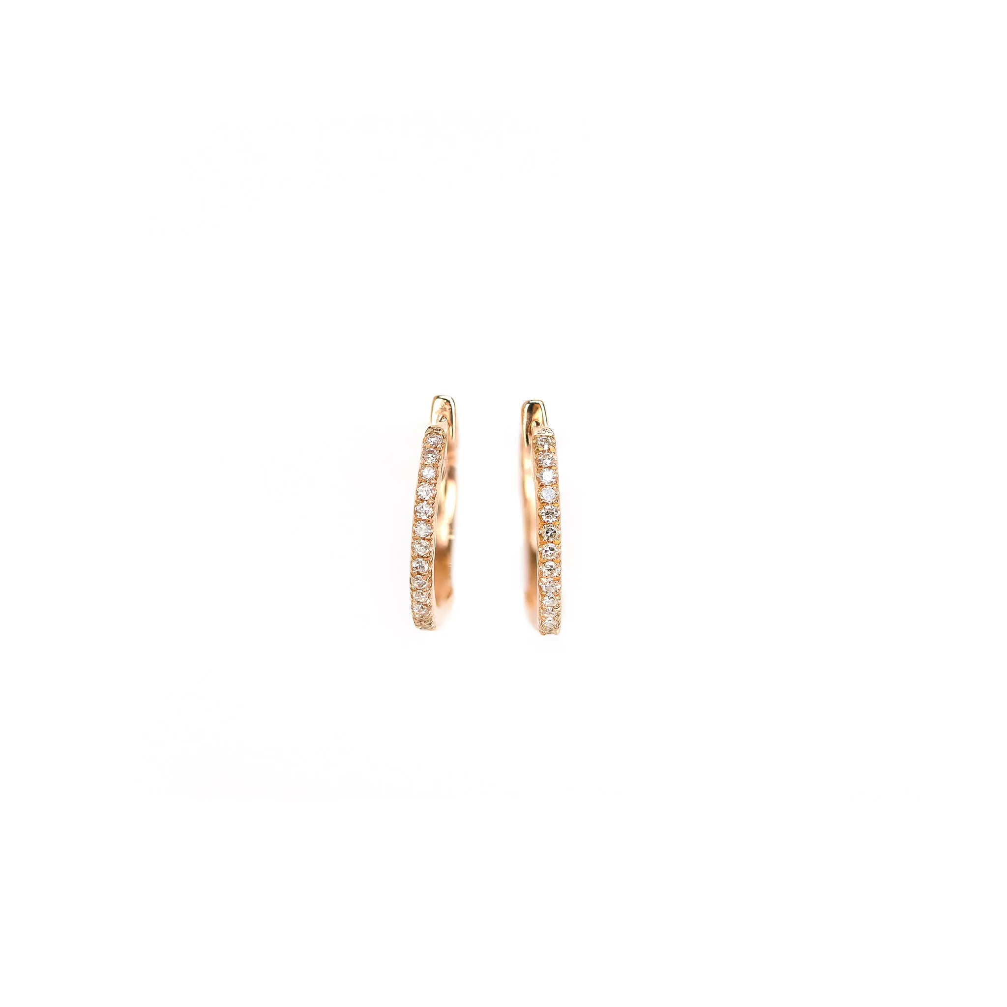 Becca Petite Diamond Huggie Earrings
