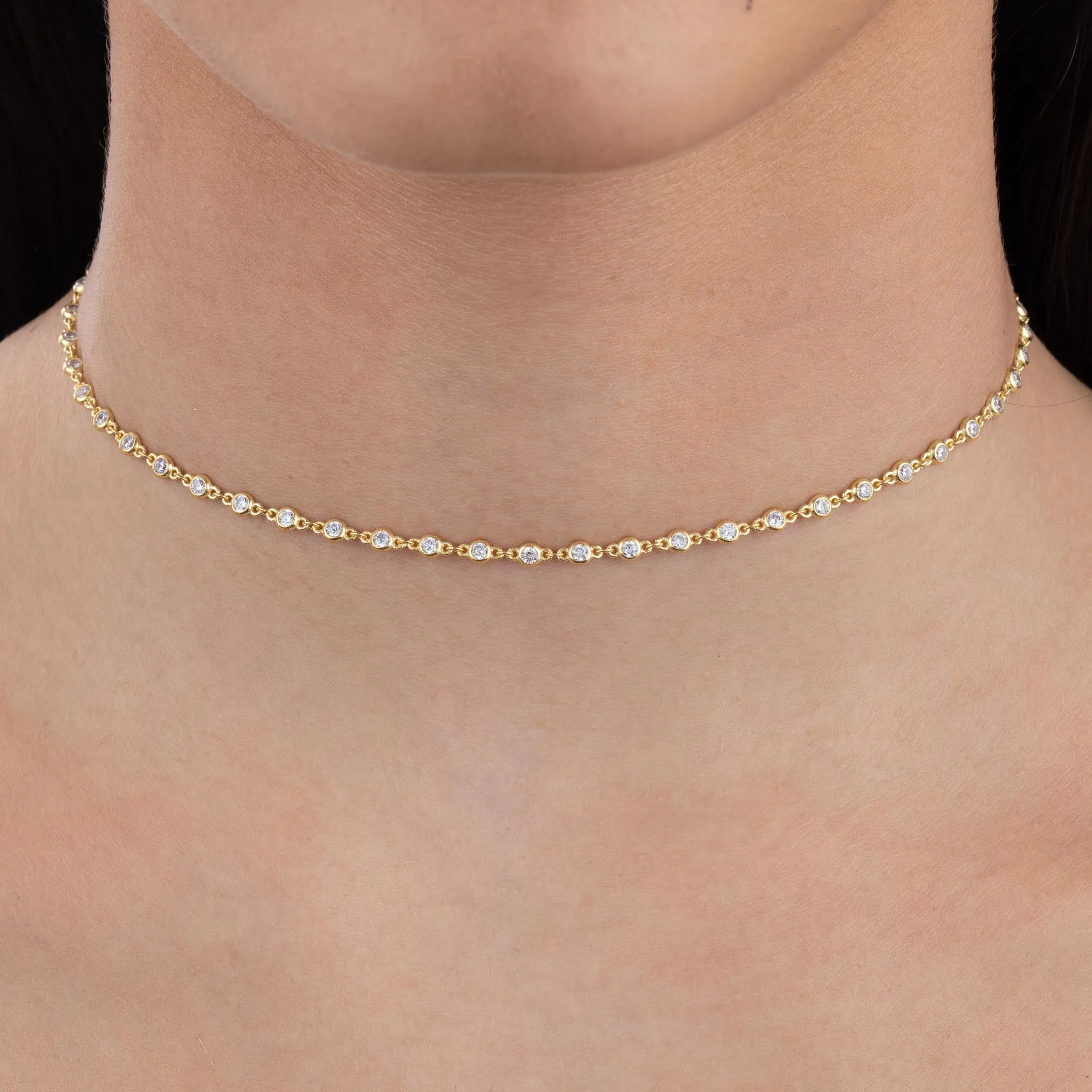 Bezel Chain Choker