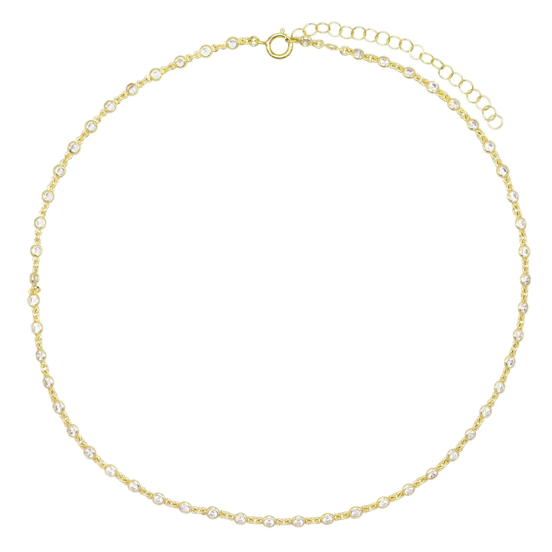 Bezel Chain Choker