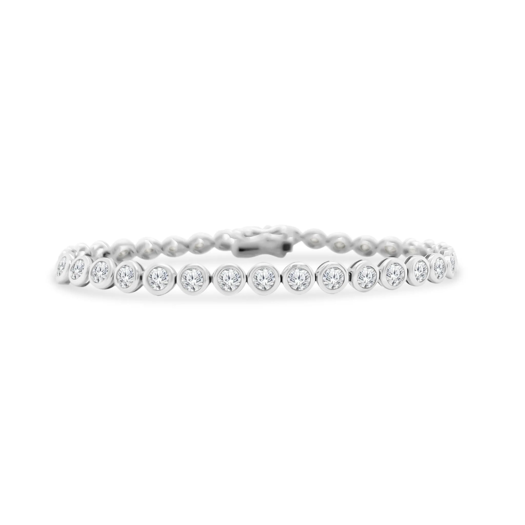 Bezel Set Tennis Bracelet