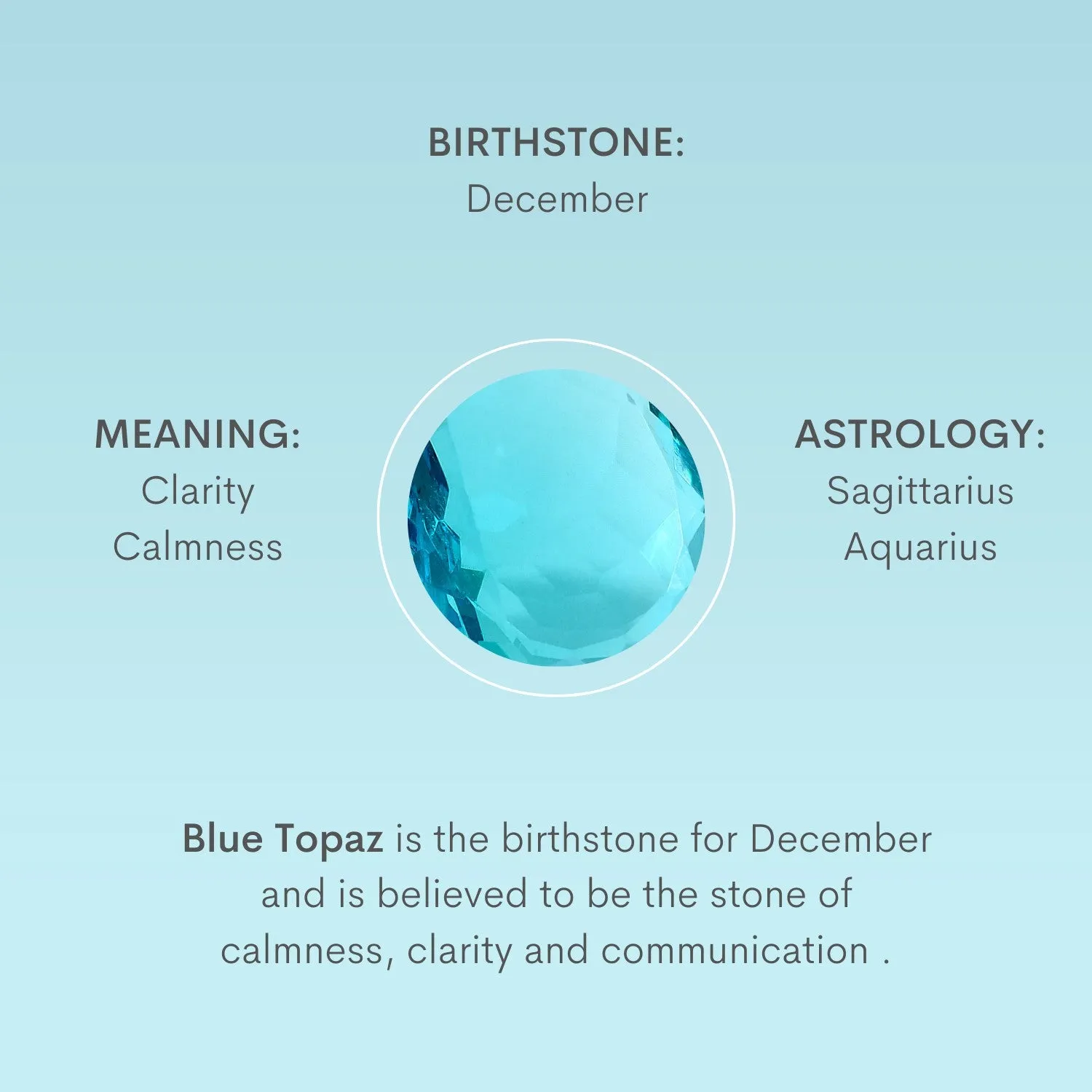 Birthstone Huggies - December