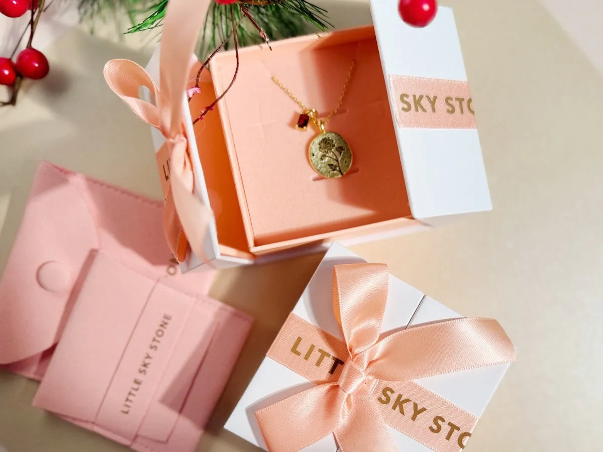 Birthstone Huggies - December