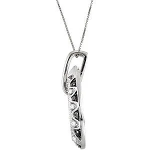 Black & White Gold Diamond Necklace