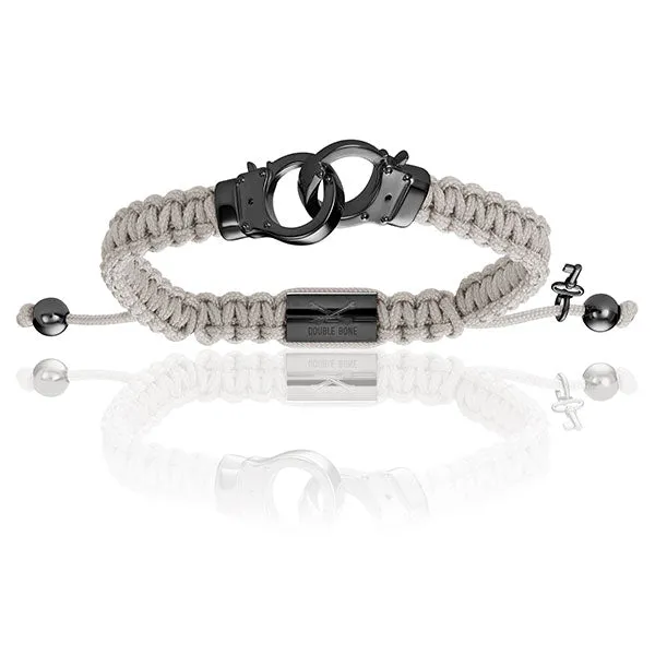Black PVD Bracelets with Gray Gift Idea for Him