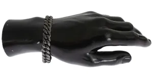 Black Rhodium 925 Sterling Silver Chain Bracelet