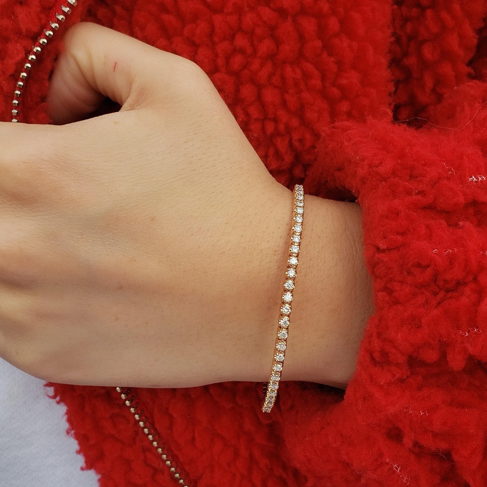 Blissful Diamond Bangle