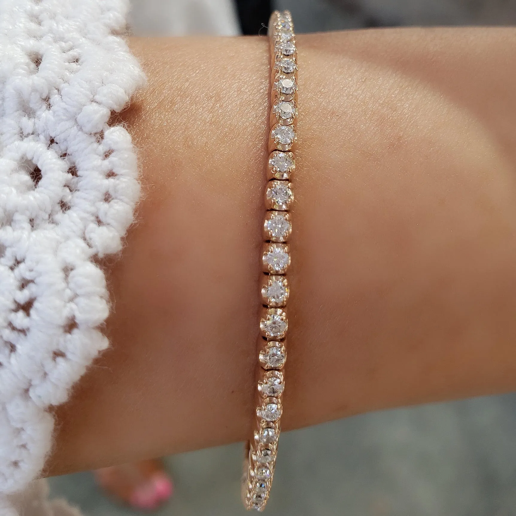Blissful Diamond Bangle