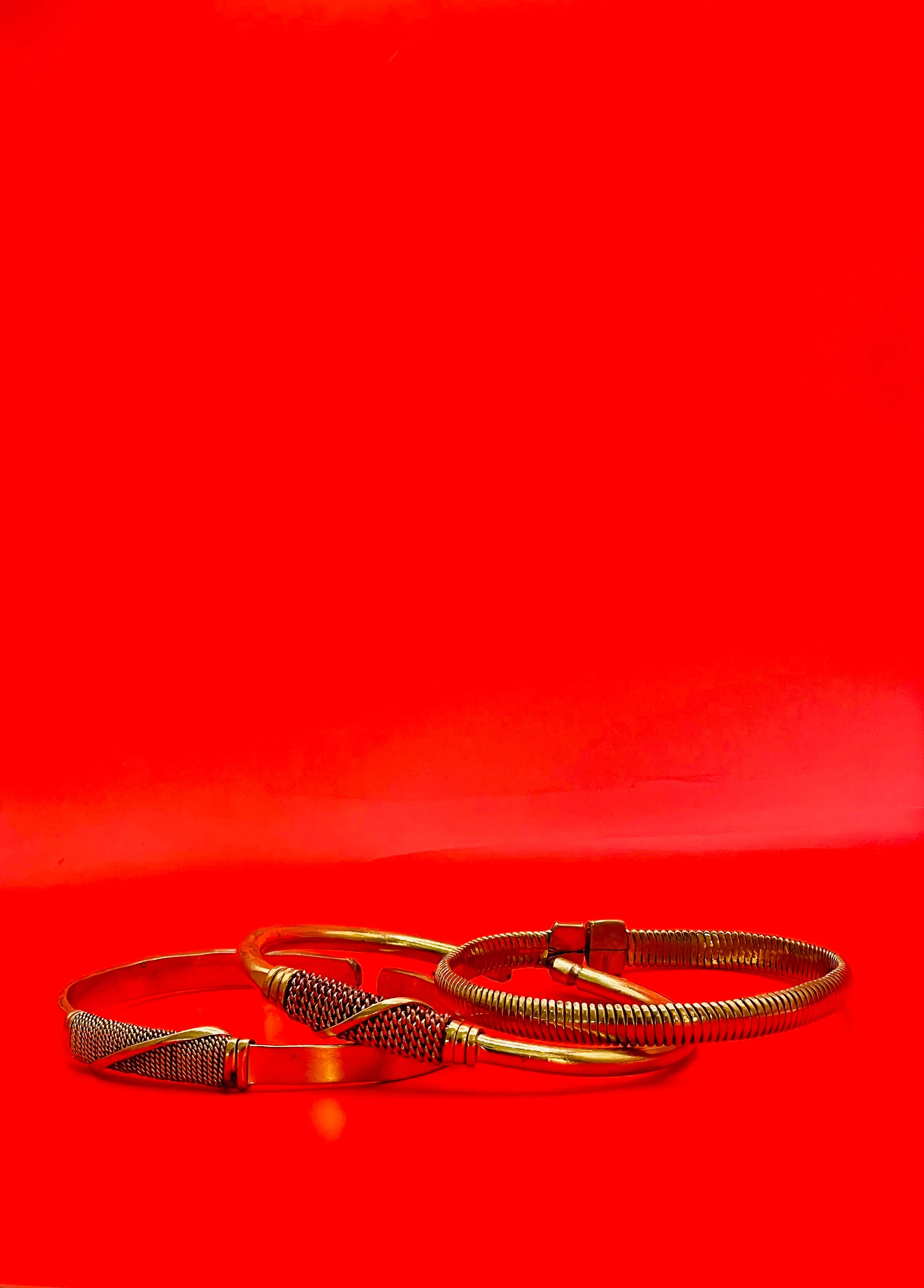 Brass bracelets