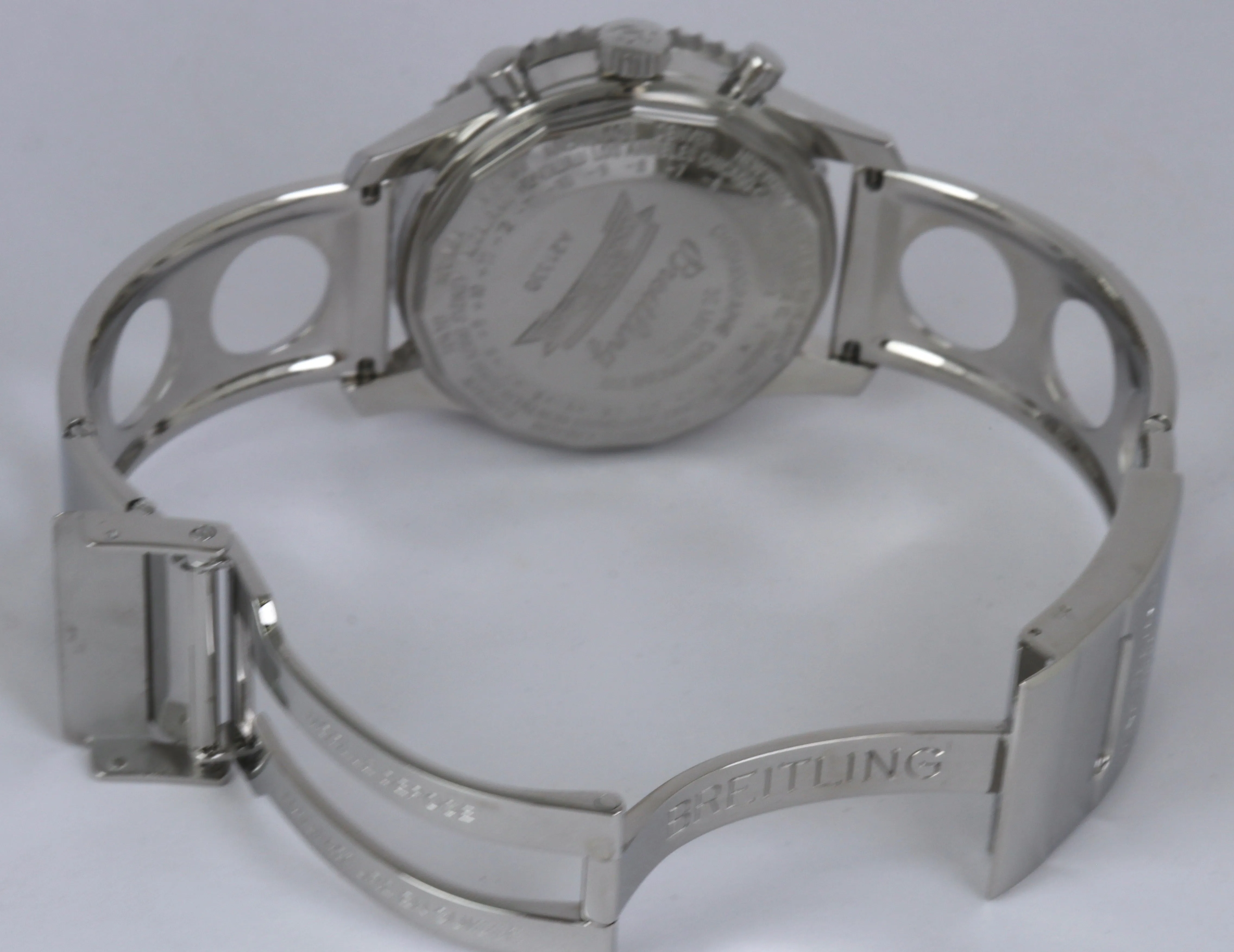 Breitling Datora Montbrillant Black Air Racer Chronograph Stainless Auto A21330