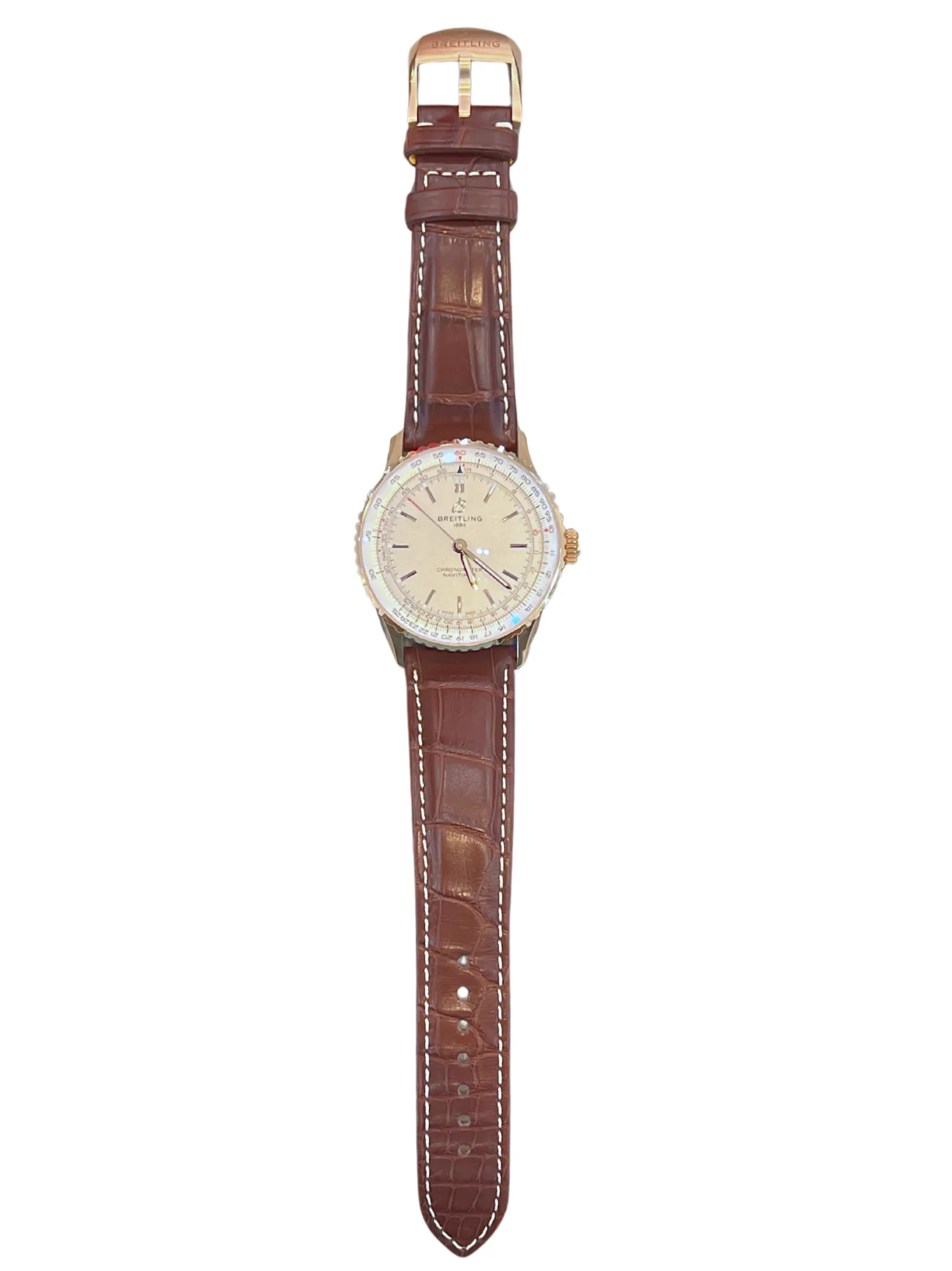 Breitling Navitimer 41 Rose Gold Version Full Set