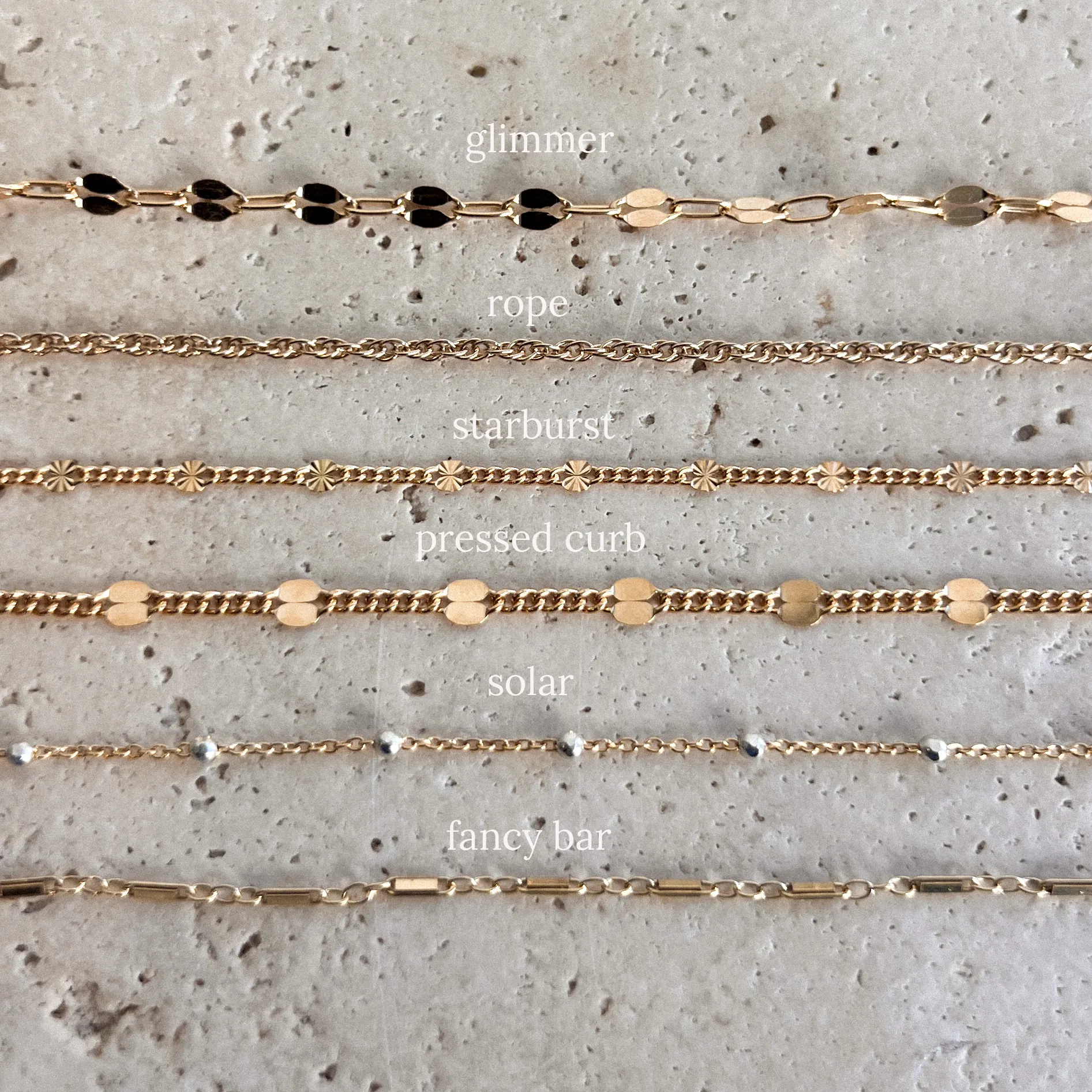 Build your own Layer Chain Bracelets
