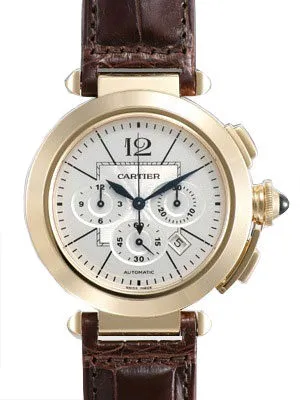 Cartier Pasha 18kt Rose Gold Chronograph Men's Watch W3020151