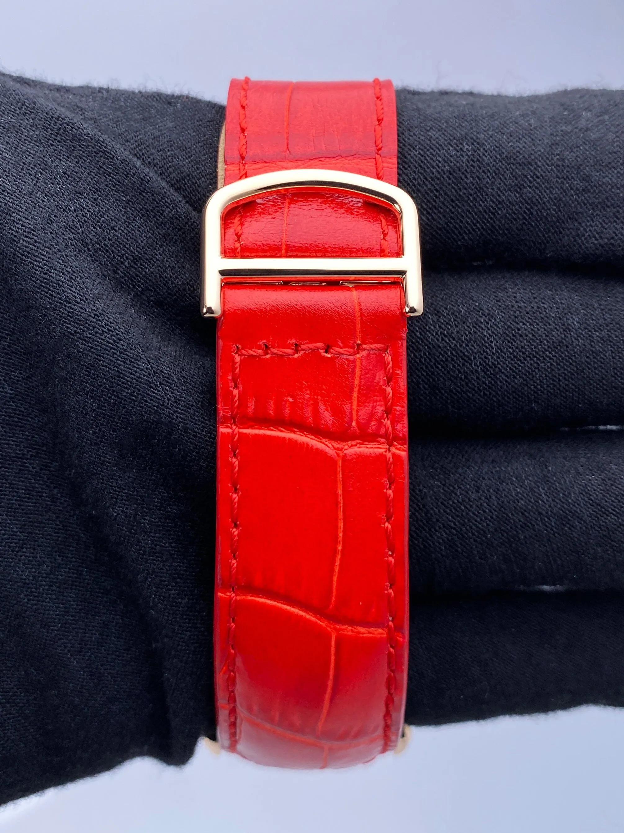 Cartier Pasha W3019051 18K Rose Gold Mens Watch Box Papers
