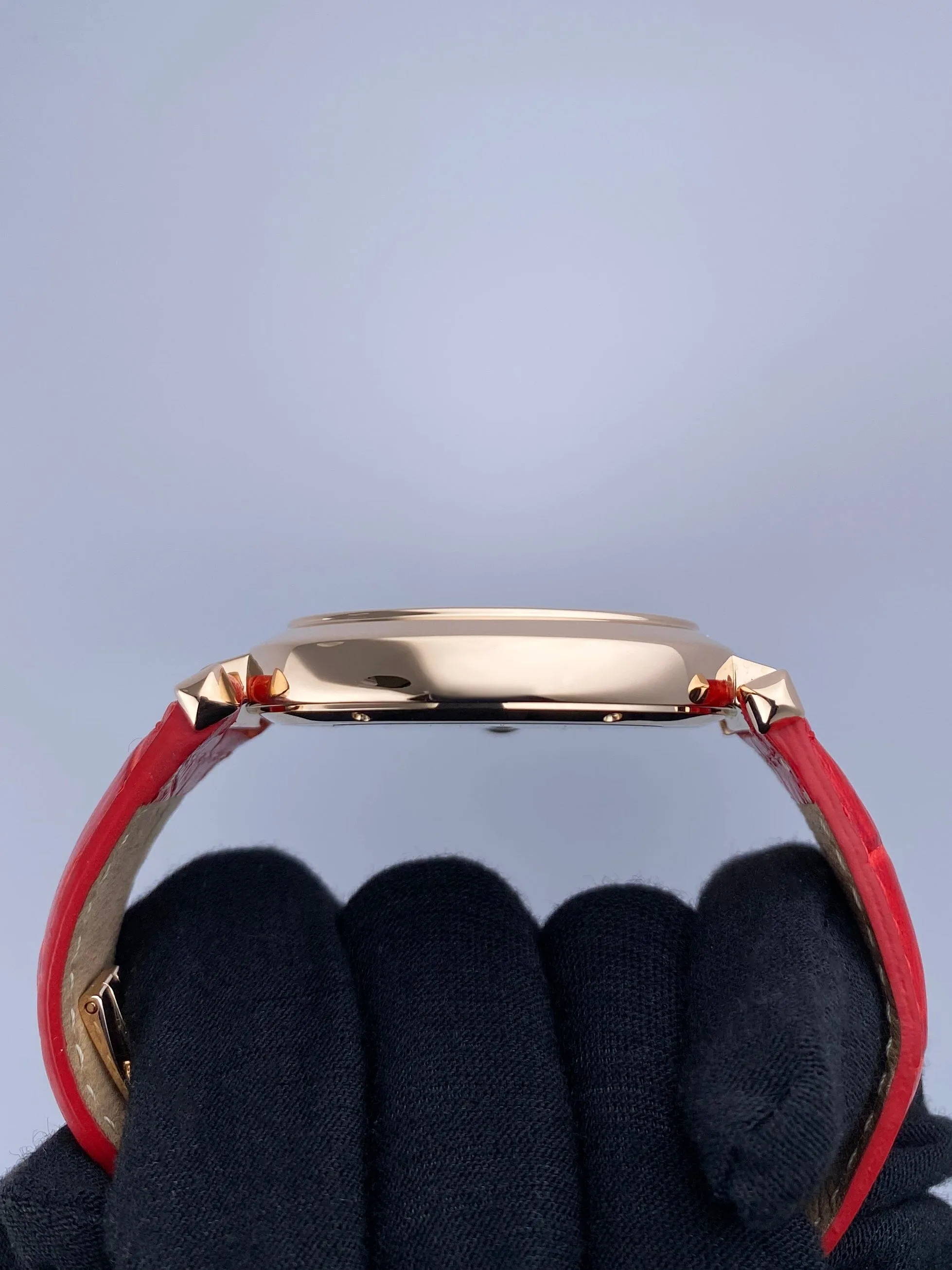 Cartier Pasha W3019051 18K Rose Gold Mens Watch Box Papers