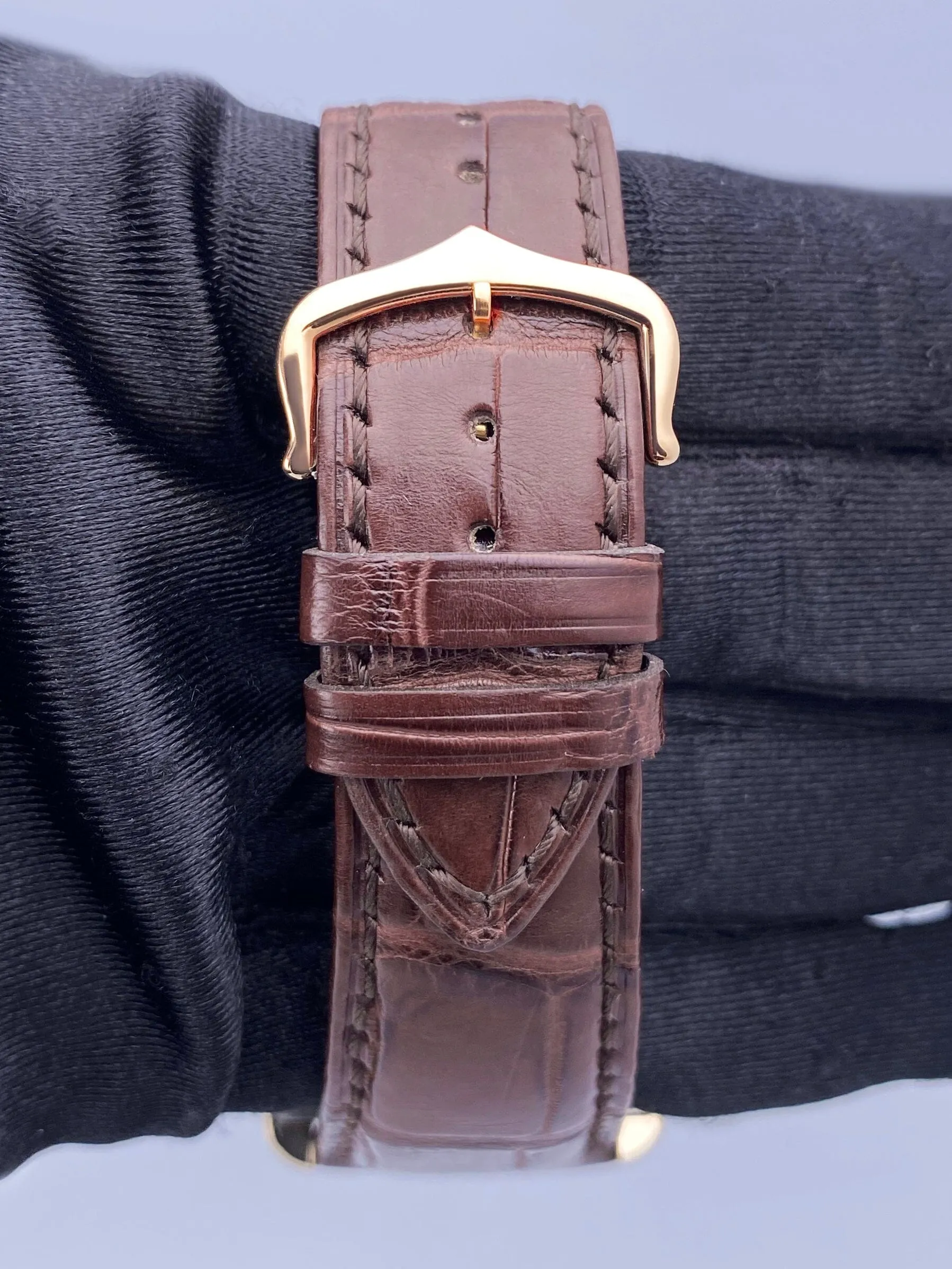 Cartier Tank Solo XL W5200026 18K Rose Gold Mens Watch Box Papers