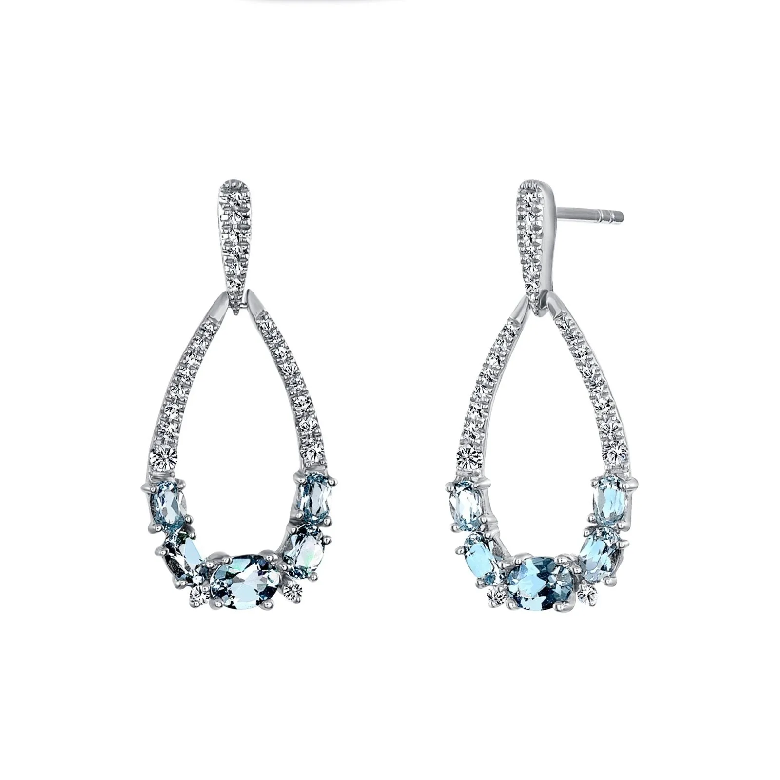 Cataline Earrings Sky Blue Topaz