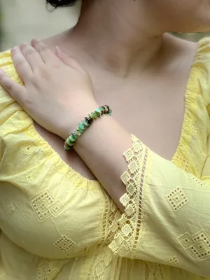 Chrysoprase Heishi Bracelet