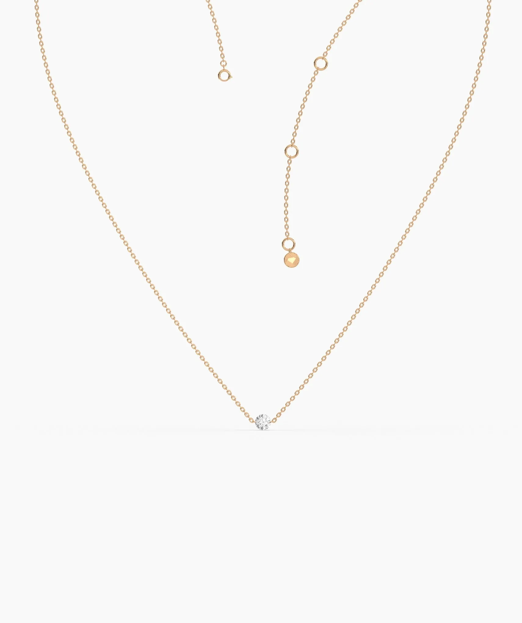 Classic Diamond Solitaire Pendant