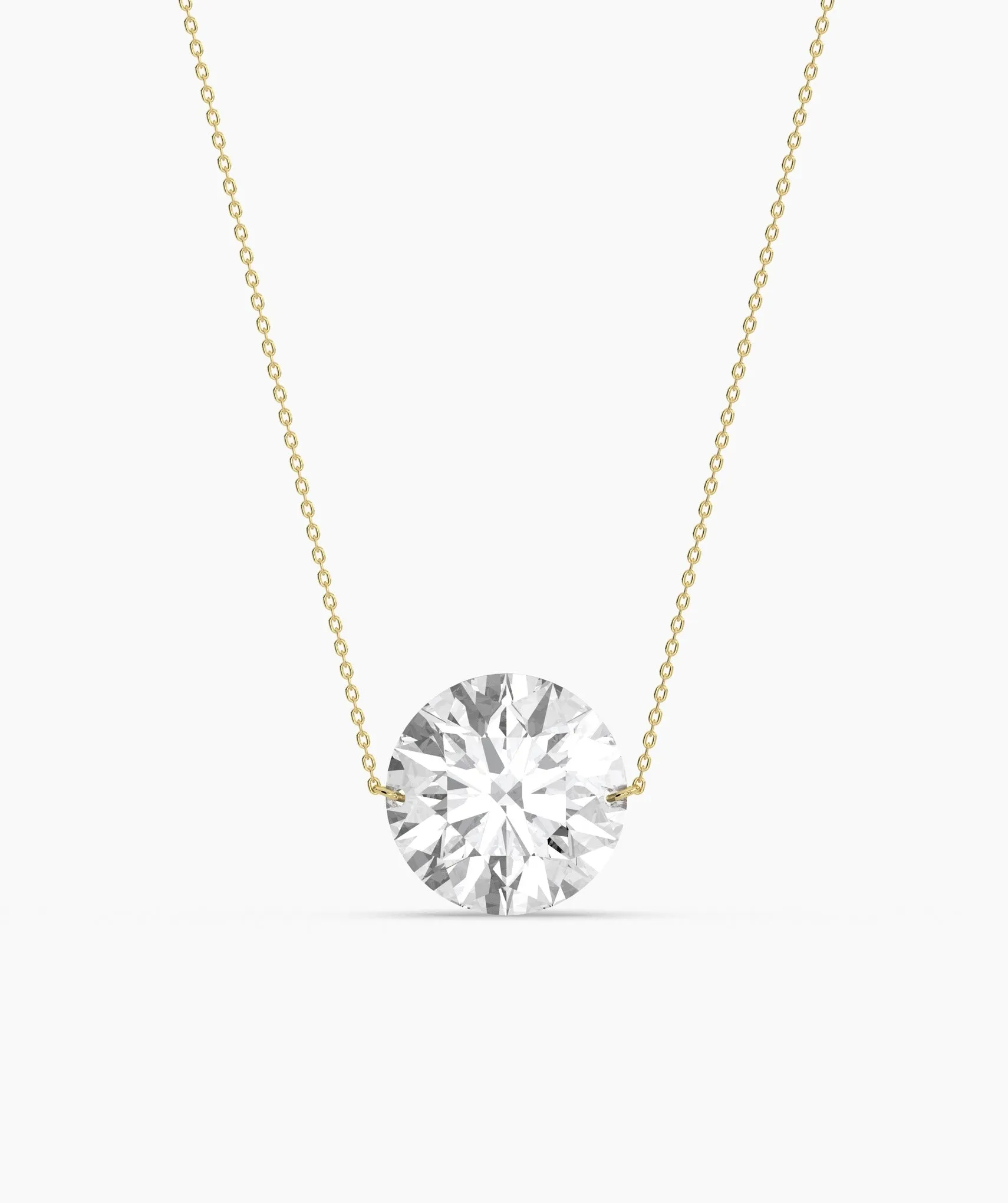 Classic Diamond Solitaire Pendant