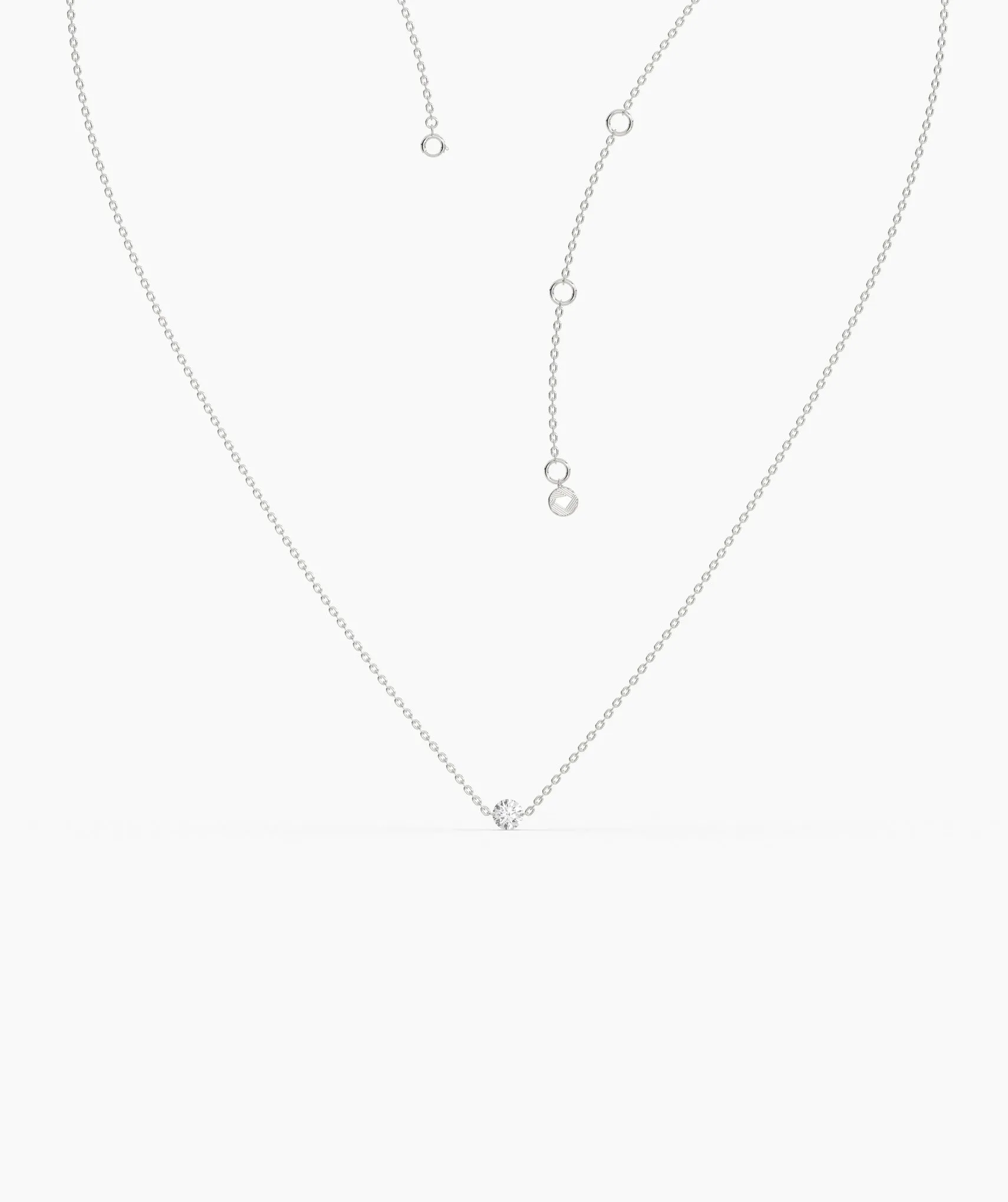Classic Diamond Solitaire Pendant