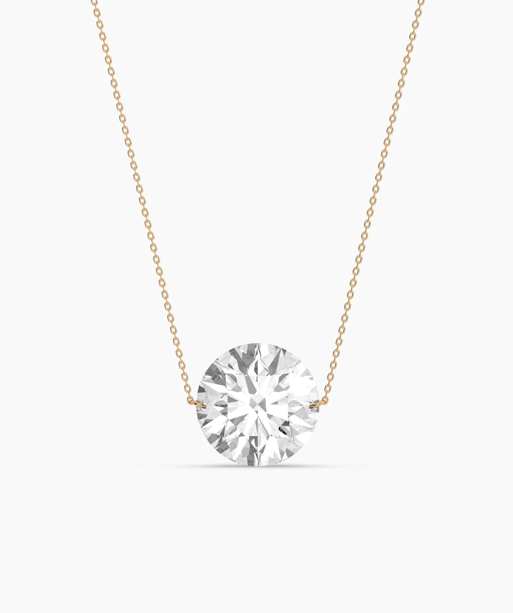 Classic Diamond Solitaire Pendant