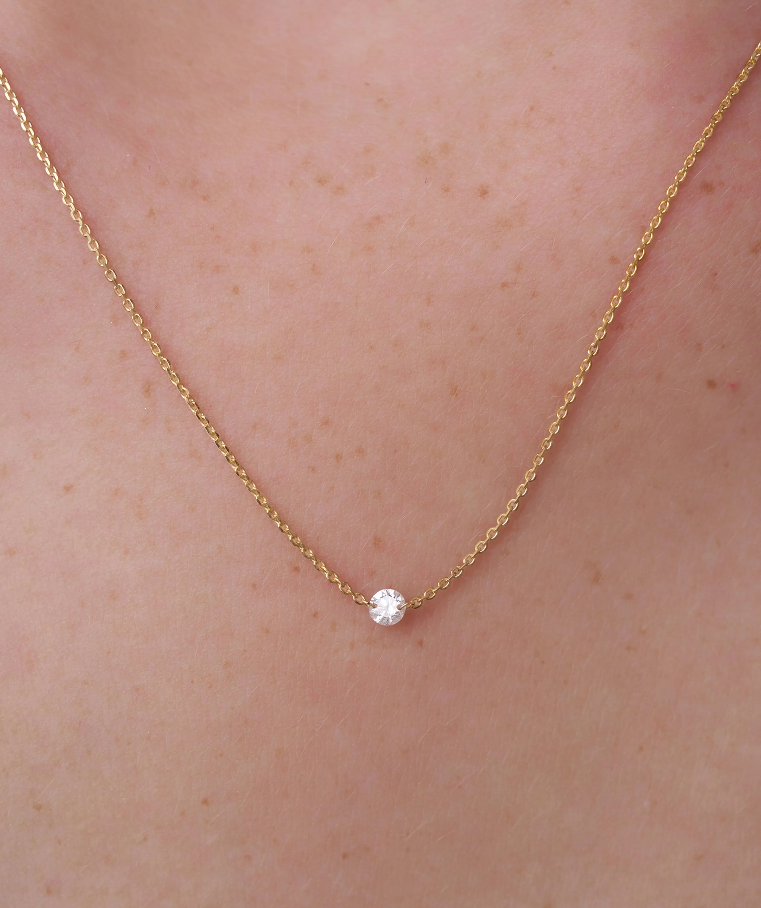Classic Diamond Solitaire Pendant