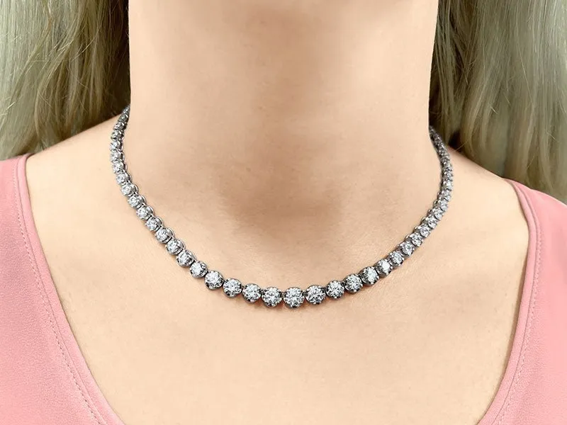 Classic Diamond Strand Diamond  with 7.93 ct.(finished)