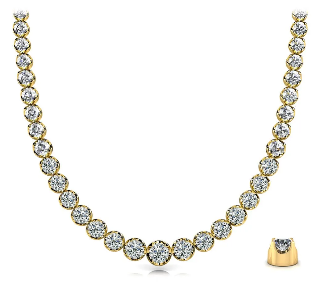 Classic Diamond Strand Diamond  with 7.93 ct.(finished)