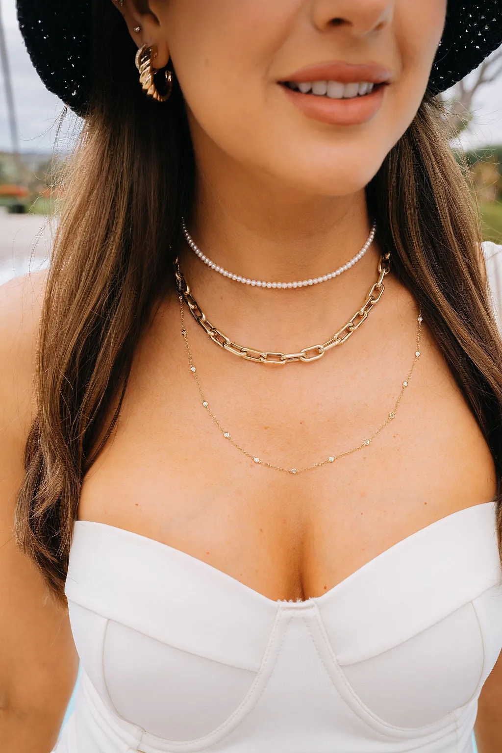 Classique Open Link Chain Necklace